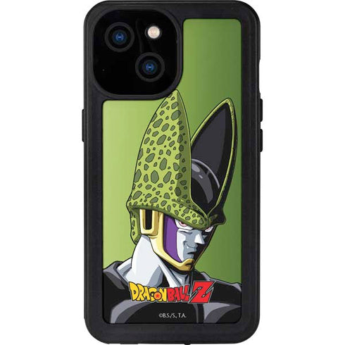 Dragon Ball Z Cell Portrait iPhone 15 Waterproof Case